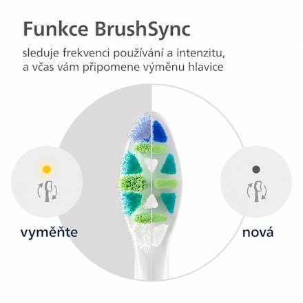 Náhradné hlavice InterCare, Medium Soft, biela, 2+1 GRATIS Philips Sonicare