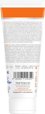 Sonnencreme Familie LSF 50+ PAEDIPROTECT