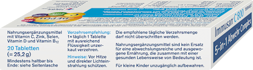 Immusan C 800 5-in-1 Abwehr Complex Tabletten tetesept
