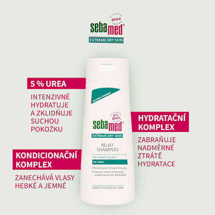 šampon na vlasy 5% Urea sebamed