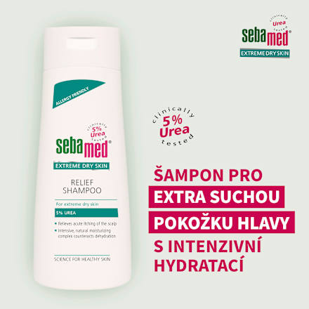 šampon na vlasy 5% Urea sebamed
