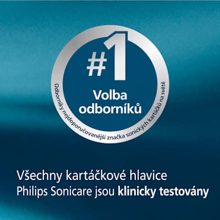 náhradní hlavice Optimal White, Medium Soft bílé Philips Sonicare