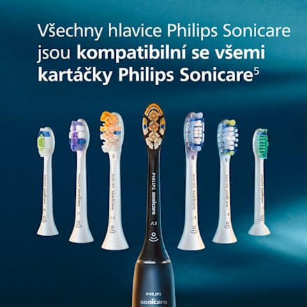 náhradní hlavice Optimal White, Medium Soft bílé Philips Sonicare