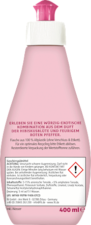 Spülmittel Hibiskus & Roter Pfeffer fit