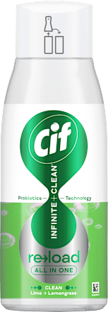 Náplň do čistiaceho spreja Infinite+Clean All in One - limetka a citrónová tráva Cif