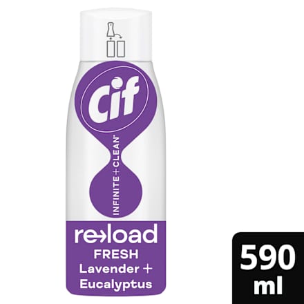Náplň do čistiaceho spreja Infinite+Clean All in One - levanduľa a eukalyptus Cif