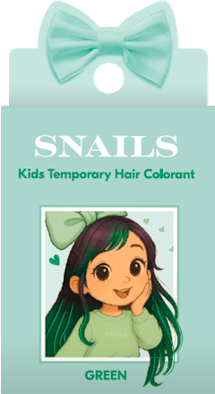 Zelena kreda za lase Snails