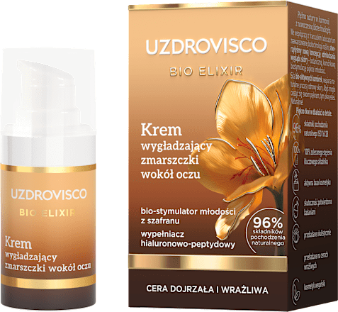 Bio Elixir Krem wygładzający zmarszczki wokół oczu UZDROVISCO