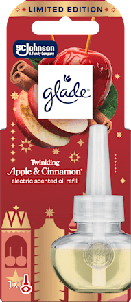 náhradní náplň do elektrického osvěžovače vzduchu Twinkling Apple & Cinnamon glade