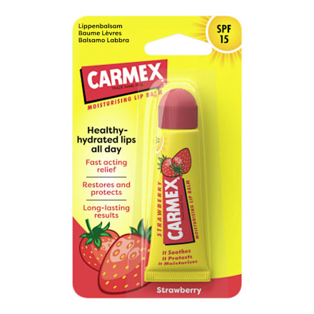 Балсам за устни с ягода, SPF 15 Carmex