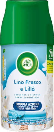 Ricarica spray Freshmatic Lino Fresco e Lillà AIR WICK
