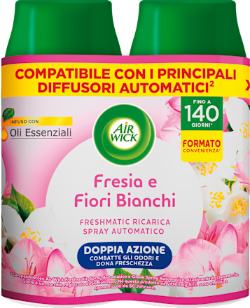 Ricariche spray Freshmatic Fresia e Fiori Bianchi AIR WICK