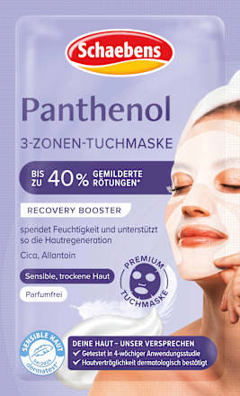 Tuchmaske Panthenol 3-Zonen Schaebens