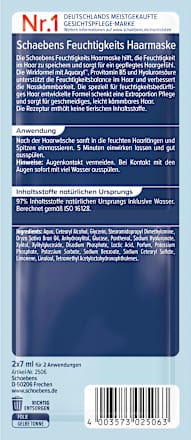 Haarmaske Feuchtigkeit (2x7 ml) Schaebens