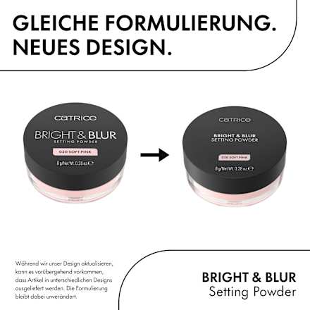 Puder Bright & Blur Setting 030 Soft Peach CATRICE