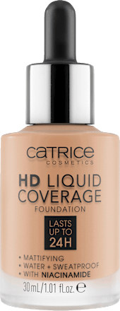 Foundation Liquid HD Coverage 40 Warm Beige CATRICE