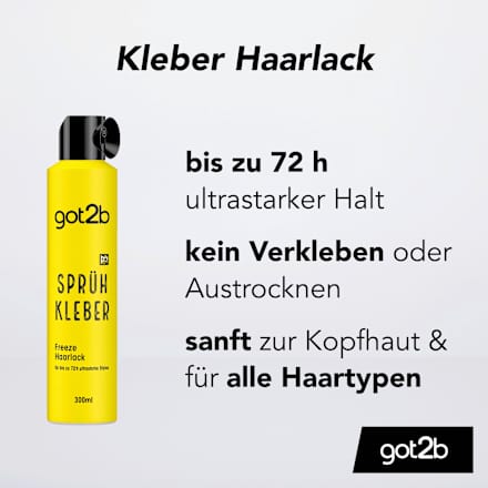 Haarlack Sprühkleber got2b