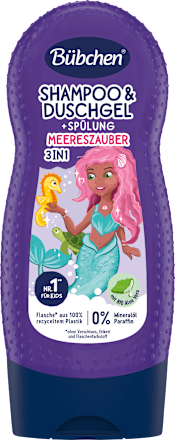 Kinder Shampoo & Duschgel & Spülung 3in1 Meereszauber Bübchen