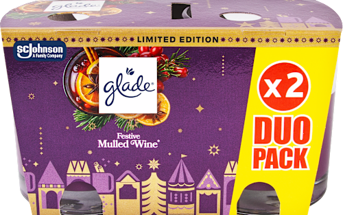 svíčka Festive Mulled Wine DUO glade