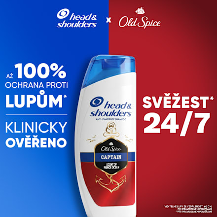 šampon na vlasy Old Spice Captain head&shoulders