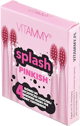 Końcówki do szczoteczki sonicznej Splash pinkish VITAMMY