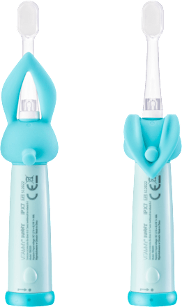 Szczoteczka soniczna BUNNY 0-3 lata, niebieska VITAMMY