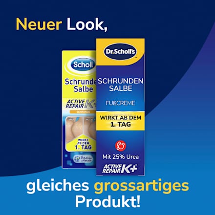 Fußcreme active repair K+ mit 25% Urea & Keratin Dr. Scholl's