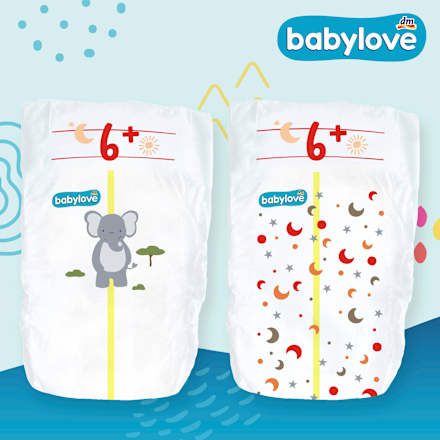 Windeln Premium Tag & Nacht Gr. 6+ xl plus (15-20 kg) babylove