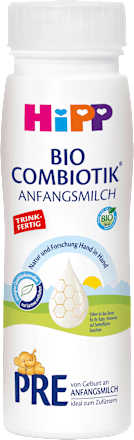 Anfangsmilch Bio Combiotik Trinkfertig von Geburt an HiPP