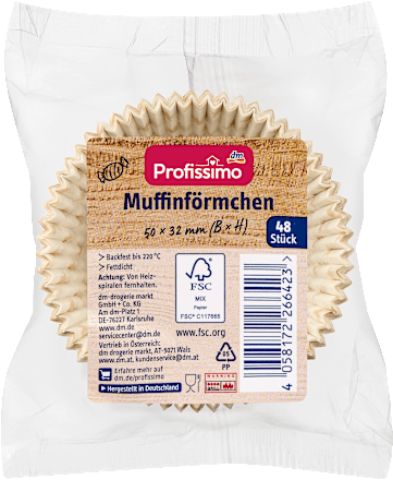 Papierowe foremki do muffinek Profissimo