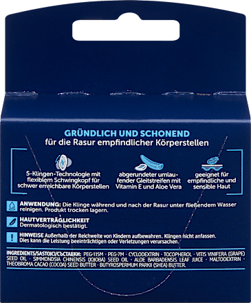 náhradní hlavice Precision5 Body Balea MEN