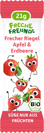 Fruchtriegel Frecher Riegel Apfel & Erdbeere Freche Freunde