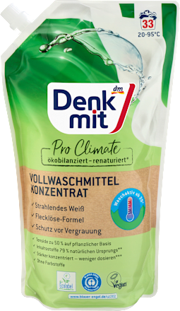 Pro Climate koncentrovaný prací gel na bílé prádlo Denkmit