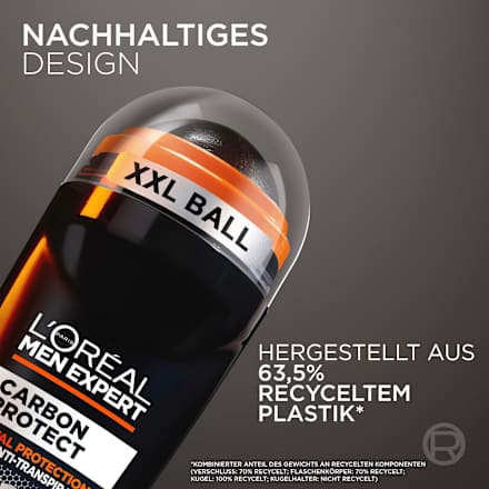 Antitranspirant Deo Roll-On Carbon Protect L'ORÉAL PARiS MEN EXPERT