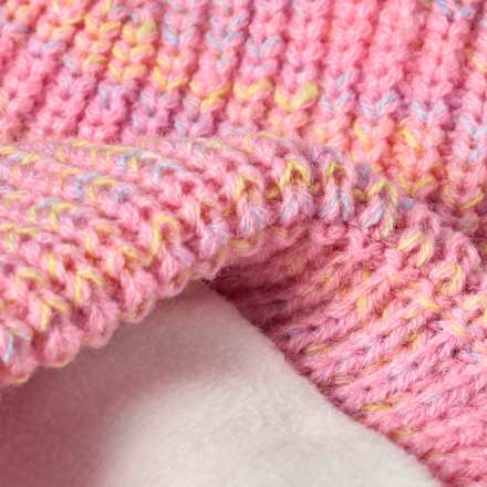 Strickmütze, rosa, Gr. 50/51 PUSBLU