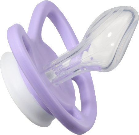 Schnuller Air Silikon anatomisch, rosa/lila,  Gr. 3, ab 16 Monaten babylove