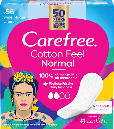 Slipeinlagen Cotton Feel Normal ohne Duft Carefree