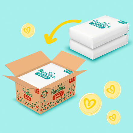 Baby Pants Premium Protection Gr. 4 Maxi (9-15 kg) Monatsbox Pampers premium protection