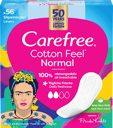 Slipeinlagen Cotton Feel Normal mit Aloe Vera Duft Carefree