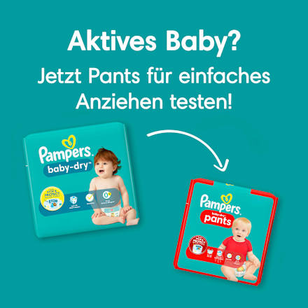 Windeln Baby Dry Gr. 4+ Maxi (10-15 kg) Monatsbox Pampers baby-dry