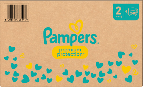 Windeln Premium Protection Gr. 2 Mini (4-8 kg) Monatsbox Pampers premium protection