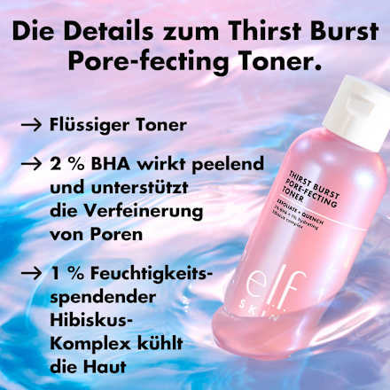 Toner porenverfeinernd Thirst Burst e.l.f. Cosmetics