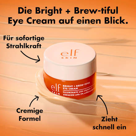 Augenpflege Bright & Brew-tiful Holy Hydration! e.l.f. Cosmetics
