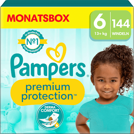 Windeln Gr. 6 Extra Large (13+ kg) Monatsbox Pampers premium protection