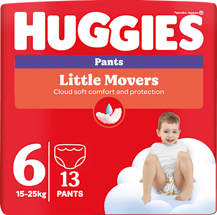 Baby Pants Little Movers Gr. 6 (15-25 kg) Huggies