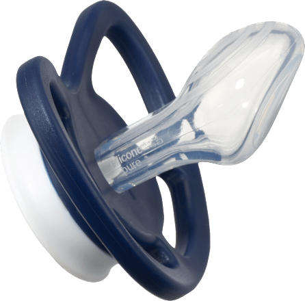 Schnuller Air Silikon anatomisch, mintgrün/blau,  Gr. 3, ab 16 Monaten babylove