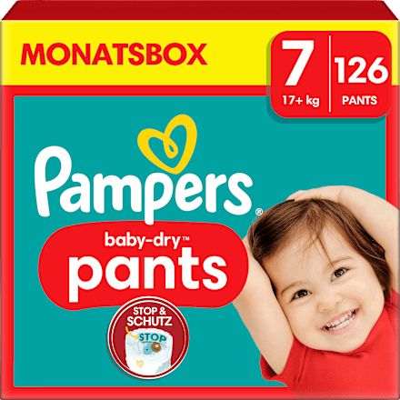 Baby Pants Gr. 7 Extra Large (15+ kg) Monatsbox Pampers baby-dry