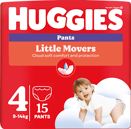 Baby Pants Little Movers Gr. 4 (9-14 kg) Huggies