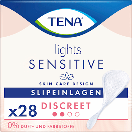 Slipeinlagen Inkontinenz Lights Sensitive Discreet TENA