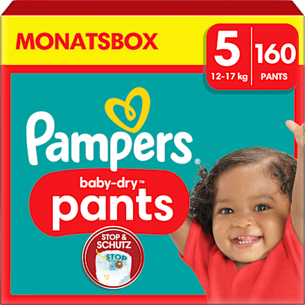 Baby Pants Gr. 5 Junior (11-17 kg) Monatsbox Pampers baby-dry